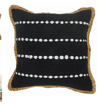 Back Support Pillows for Office ChairsHand Woven Throw Pillow Cover