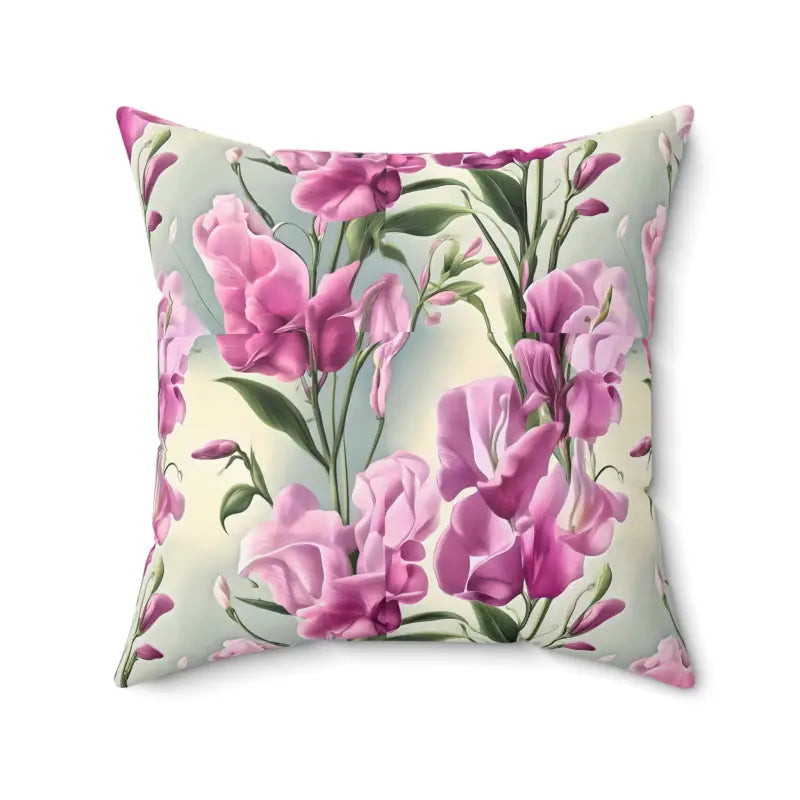 Cooling Pillows for Hot SleepersSpice Up your Space with a Sweet Pea Polyester Square Pillow