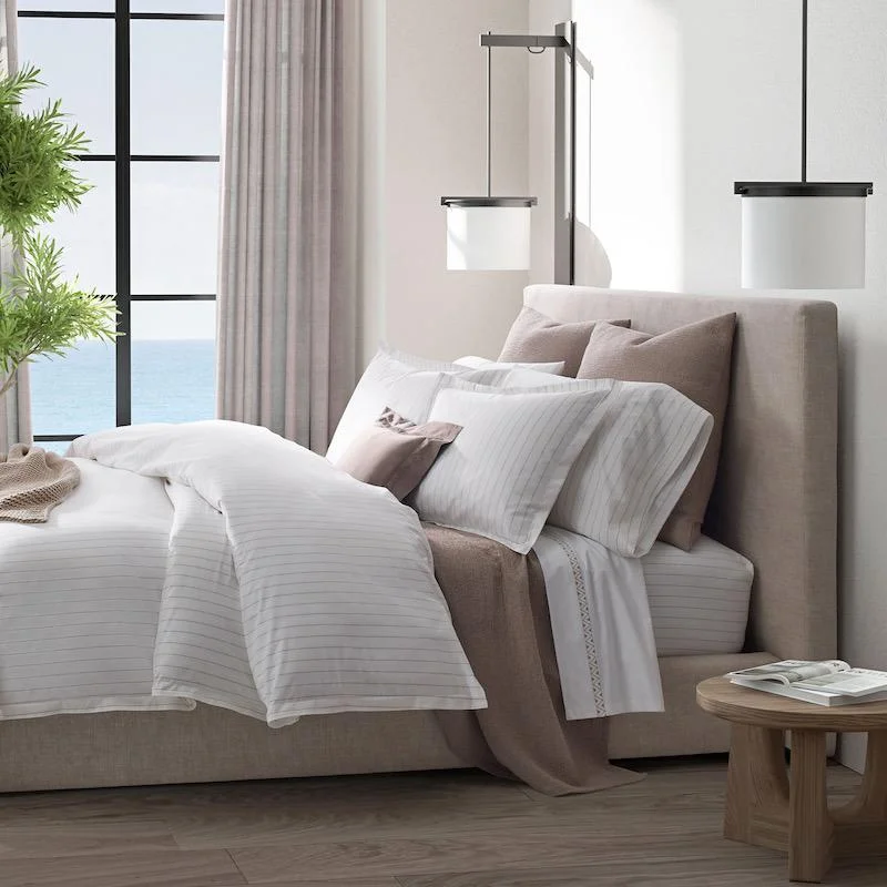 Velvet duvet covers for a plush and cozy lookAmalfi Bedding by Matouk