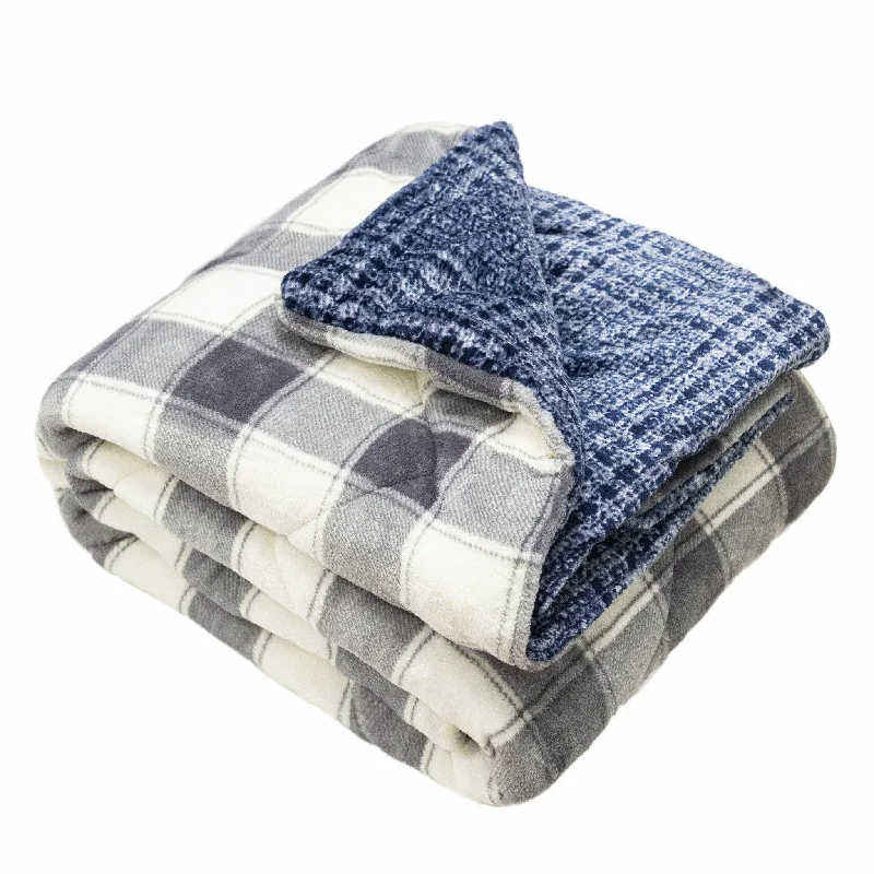 Wool blankets with natural warmth and insulationBuffalo Grey Printed Velvet and Velvet Throw Blanket Wool blankets with natural warmth and insulationBuffalo Grey Printed Velvet and Velvet Throw Blanket