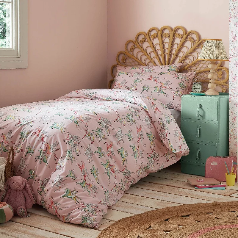Guest - room duvet covers to make visitors feel welcome and comfortableCath Kidston Painted Unicorn 100% Cotton Duvet Set