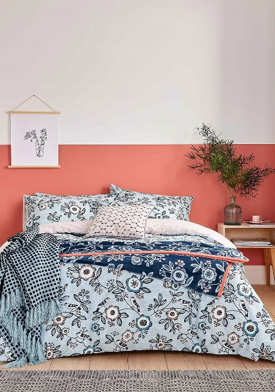 Expensive duvet covers with premium materials and artisanal craftsmanshipHelena Springfield Jay Duvet Set, Sky Blue