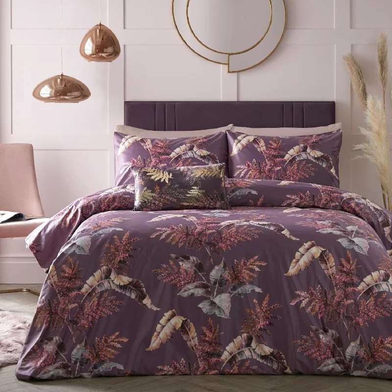Organic cotton duvet covers for a chemical - free and eco - friendly optionJosette Mauve Velvet Duvet Set Organic cotton duvet covers for a chemical - free and eco - friendly optionJosette Mauve Velvet Duvet Set