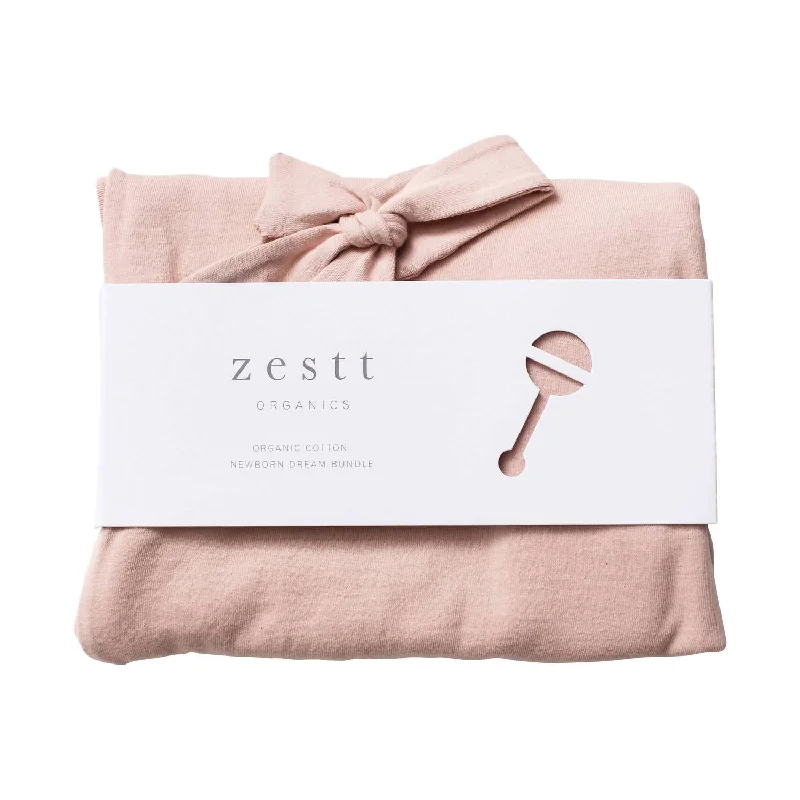 Acrylic blankets for a soft and affordable alternativeNewborn Swaddle & Beanie In Blush