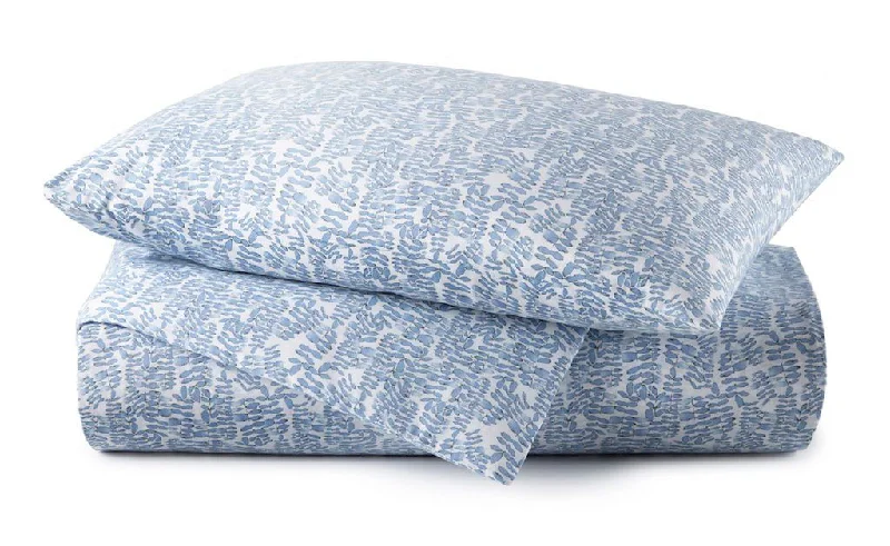 Moisture - wicking duvet covers to prevent night sweatsDenim Fern Bedding by Peacock Alley