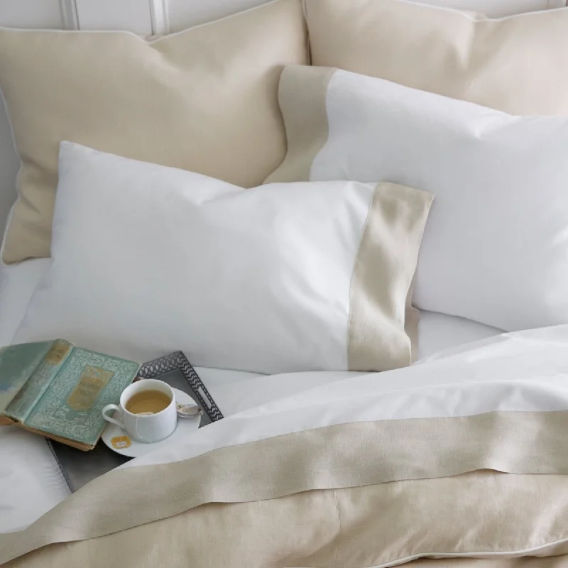 Abstract - designed duvet covers to add an artistic flair to the bedroomMandalay Cuff Bedding by Peacock Alley