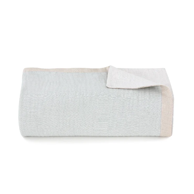 Fleece blankets for a cozy and plush textureJade Green Cotton Frame Muslin Throw Blanket