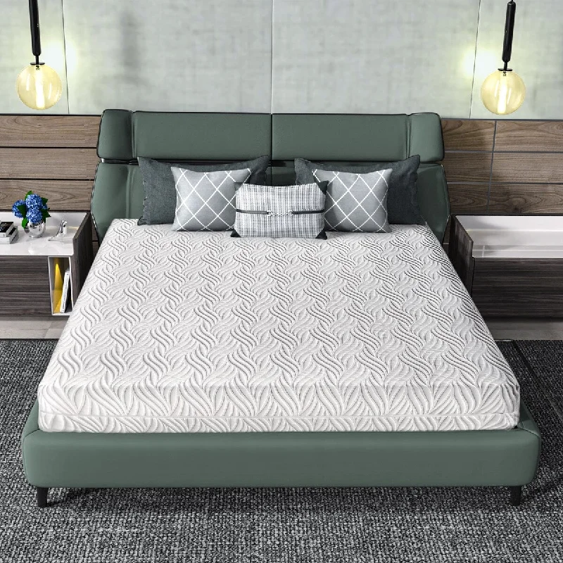 Queen - size mattresses for couples and standard bedrooms8" Gel Memory Foam Mattress, Full Foam Mattress with Breathable and Skin-friendly Fabric
