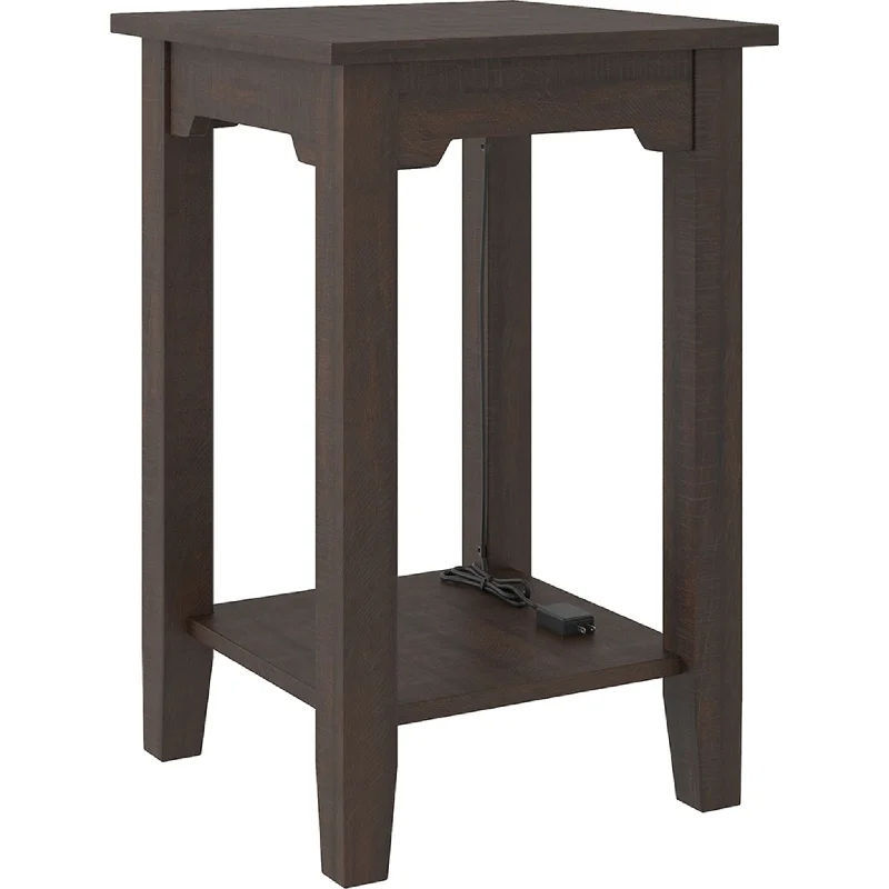 Wool - filled mattresses for natural insulation and moisture - wickingCamiburg Chair Side End Table - Warm Brown