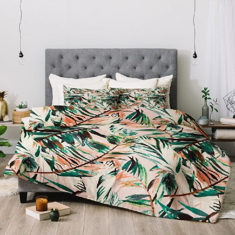 Queen - size comforters for standard queen - sized mattressesDeny Designs Tropical 3-Piece Comforter Set Queen - size comforters for standard queen - sized mattressesDeny Designs Tropical 3-Piece Comforter Set