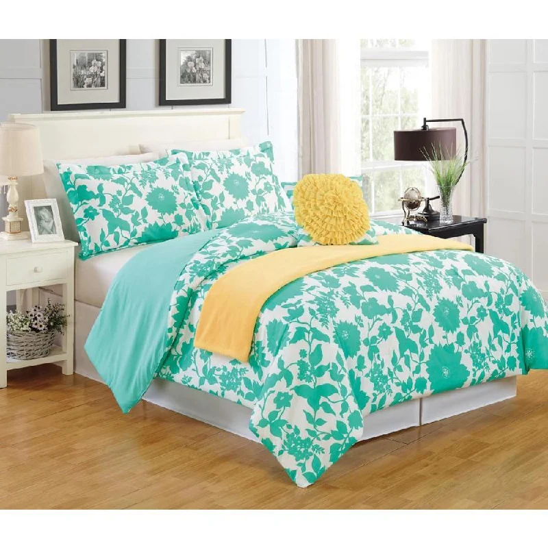Latex - filled comforters with a bouncy texture and good supportFloral 5-Piece Comforter Set Latex - filled comforters with a bouncy texture and good supportFloral 5-Piece Comforter Set