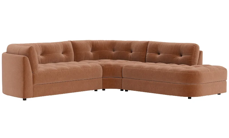 Latex mattresses with natural bounce and breathabilityJuniper 3-Piece Sectional