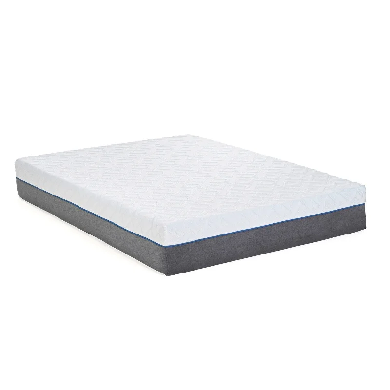 Polyester - foam mattresses for budget - friendly optionsKingston 12-inch Gel Memory Foam Mattress and Model H Adjustable Base