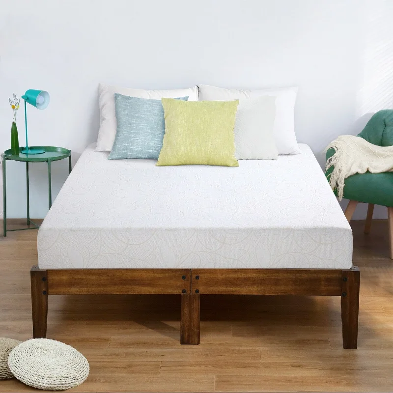 Queen - size mattresses for couples and standard bedroomsSleeplanner 7 Inch Gel Memory Foam Mattress In a Box
